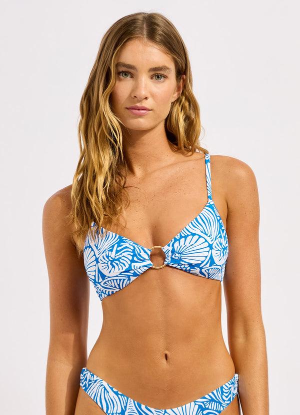 Seafolly C Shells Triangle Bikini Top