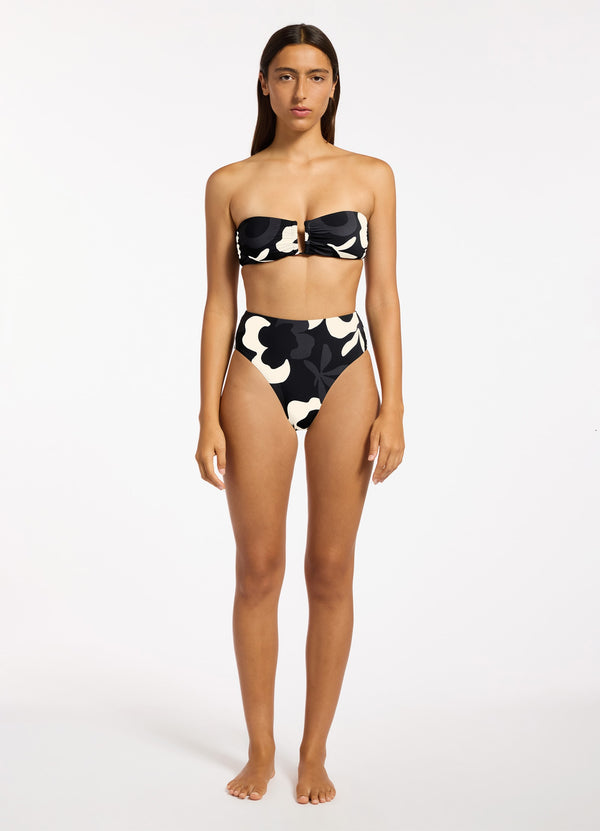 Seafolly Cactus Garden U Trim Bandeau Bikini Top