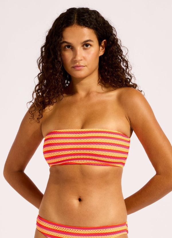 Seafolly Calypso Bandeau Bikini Top