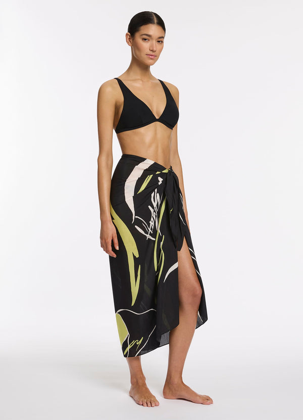 Seafolly Catalina Sarong - Black