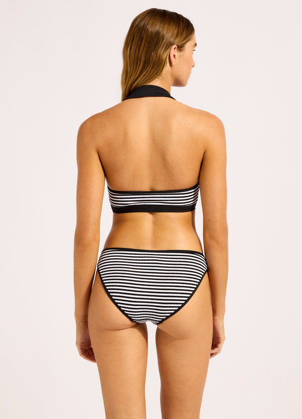 Seafolly Clubhouse Halter With Collar Bikini Top