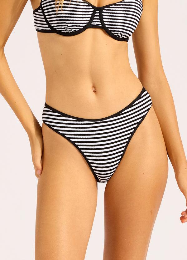 Seafolly Clubhouse High Leg Bikini Bottom