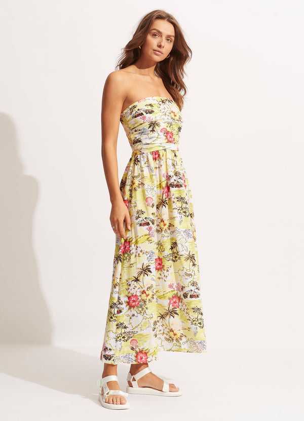 Seafolly Coast To Coast Midi - Wild Lime