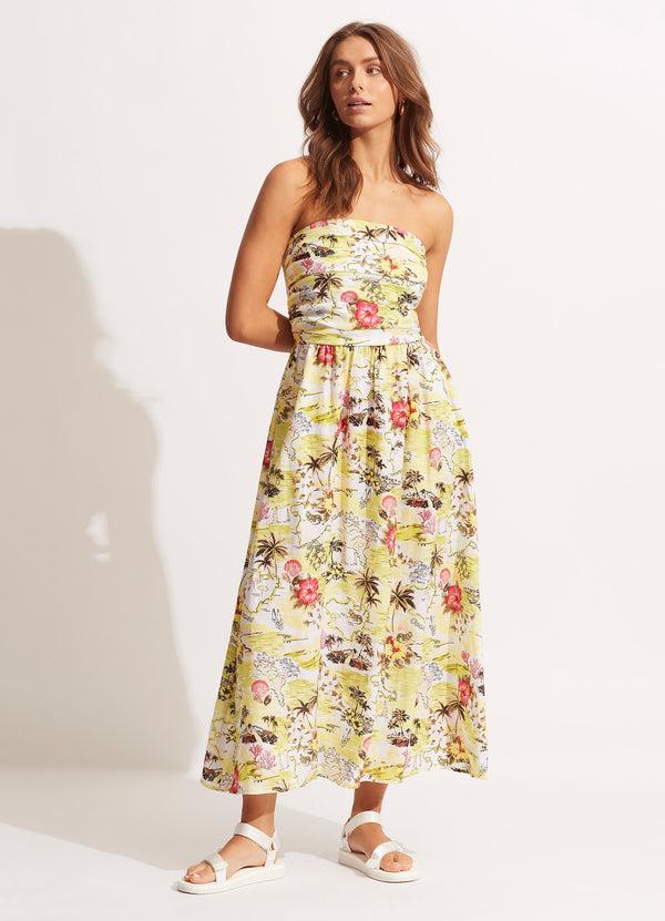 seafolly Coast To Coast Midi - Wild Lime