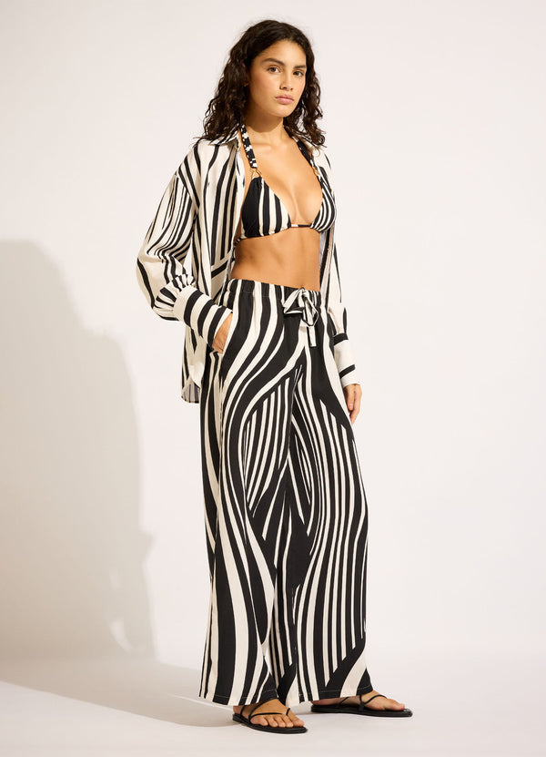 Seafolly Coastline Button Up Top