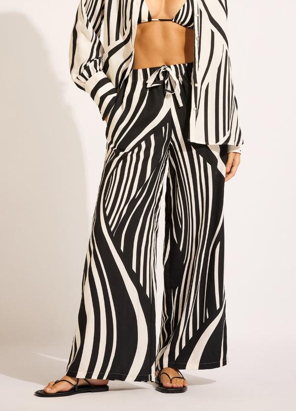 Seafolly Coastline Drawcord Wide Leg Pant