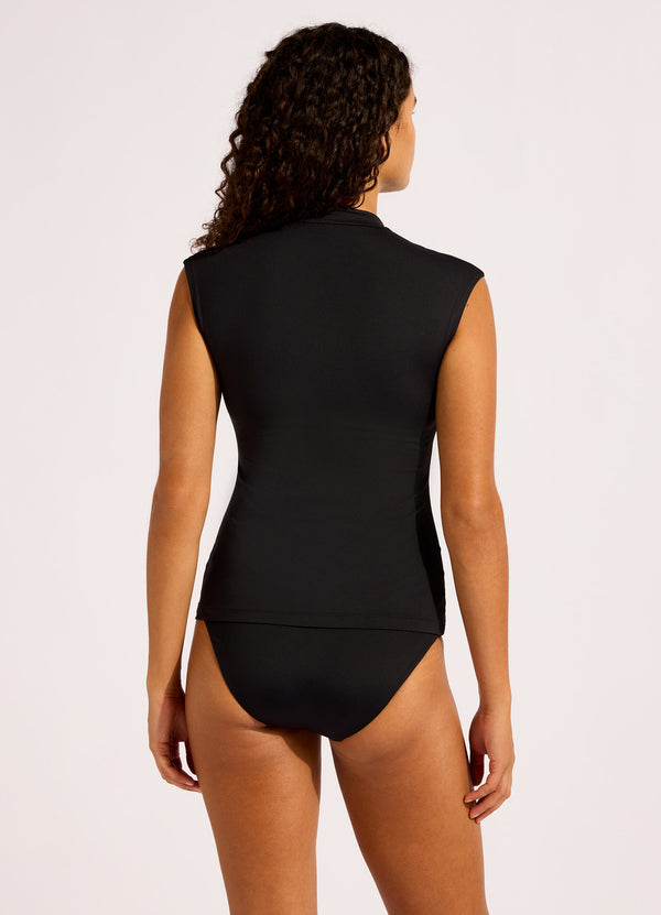 Seafolly Seafolly Collective Cap Sleeve Sunvest Bikini Top