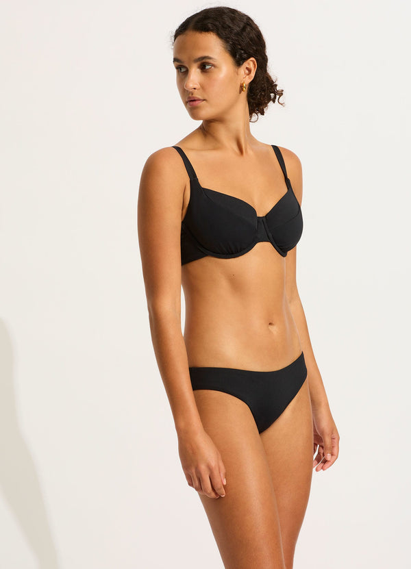 Seafolly Seafolly Collective DD Cup Underwire Bikini Top - Black