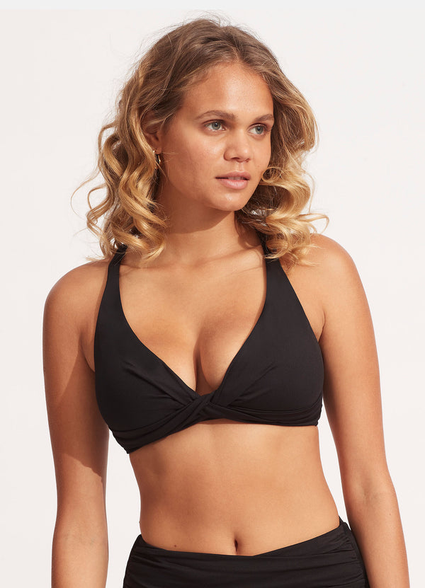 Seafolly Seafolly Collective DD Double Wrap Front Bra - Black