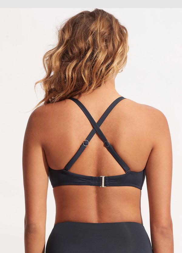 Seafolly Seafolly Collective DD Scoop Neck Halter Top - True Navy