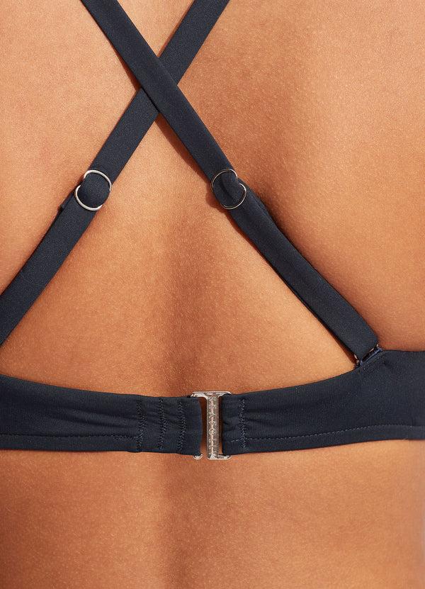 Seafolly Seafolly Collective DD Scoop Neck Halter Top - True Navy