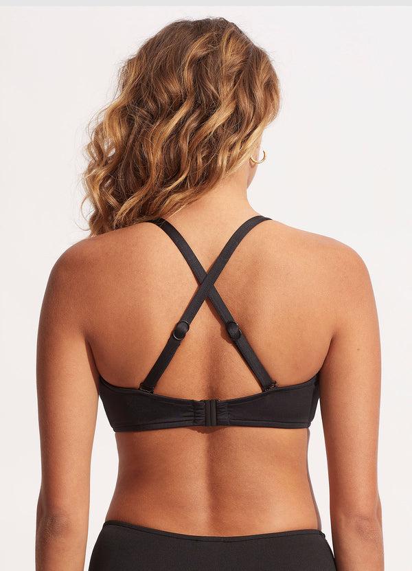 Seafolly Seafolly Collective F Cup Halter Bra - Black
