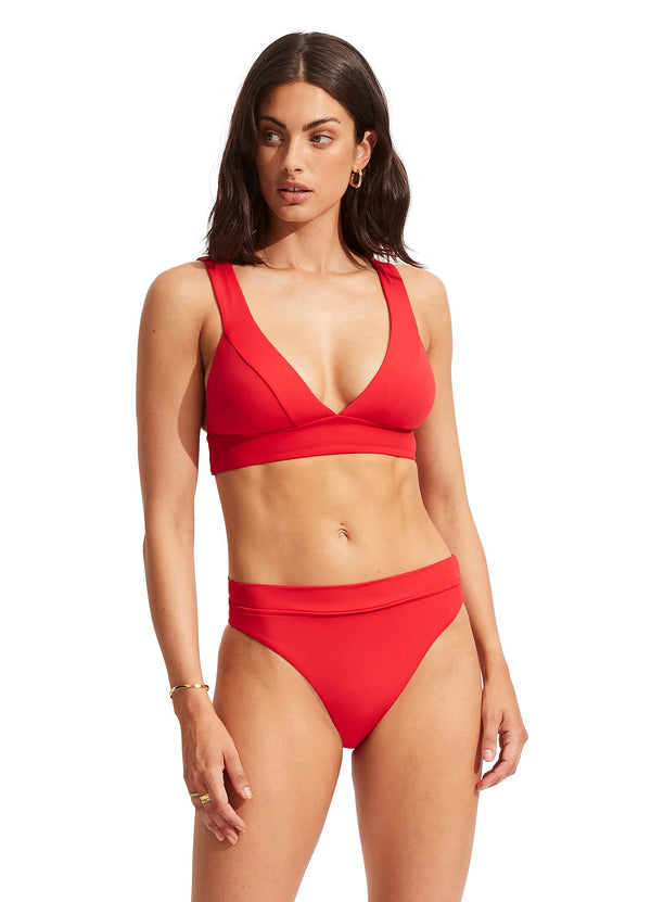 seafolly Seafolly Collective High Rise Pant - Chilli Red