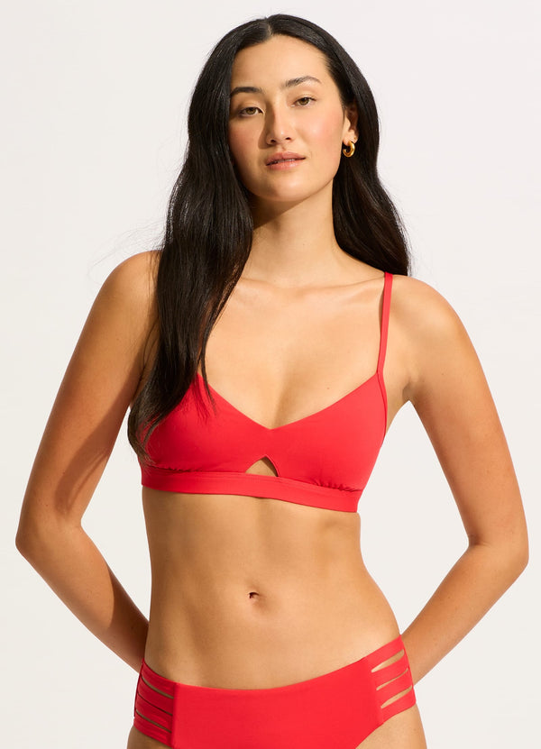 Seafolly Seafolly Collective Hybrid Bralette - Chilli Red
