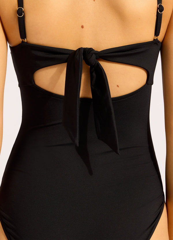 Seafolly Seafolly Collective Multi Fit Square Neck One Piece Swimsuit