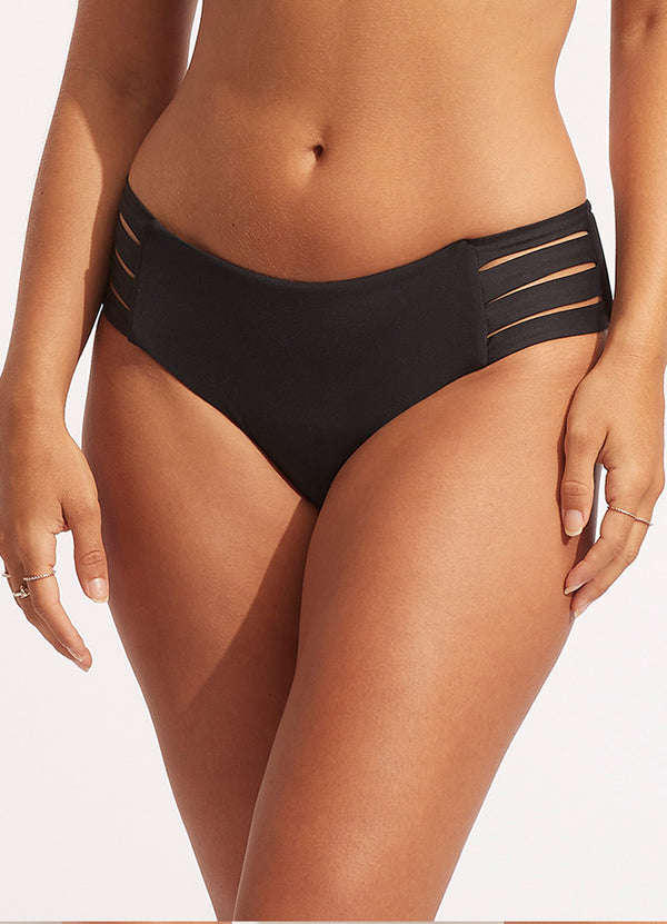 Seafolly Seafolly Collective Multi Strap Hipster Pant - Black