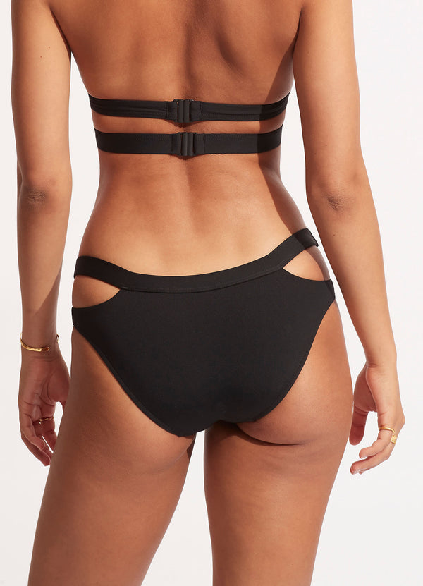 Seafolly Seafolly Collective Split Band Hipster Pant - Black