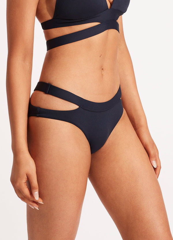 Seafolly Seafolly Collective Split Band Hipster Pant - True Navy