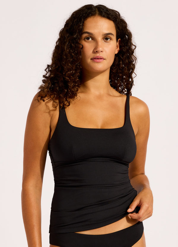 Seafolly Seafolly Collective Square Neck Tankini Bikini Top