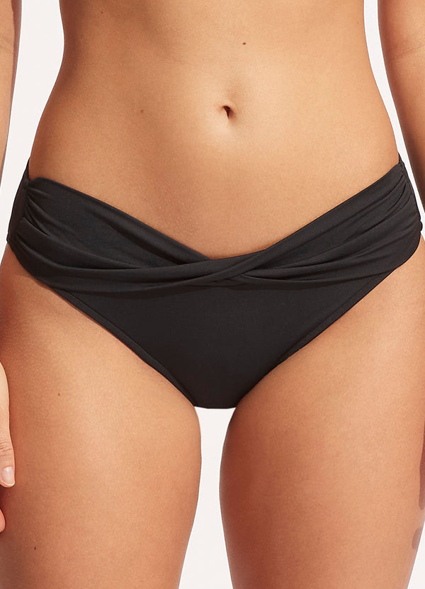 Seafolly Seafolly Collective Twist Band Hipster - Black