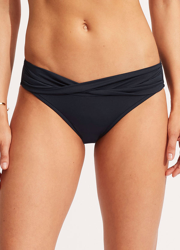 Seafolly Seafolly Collective Twist Band Hipster - True Navy