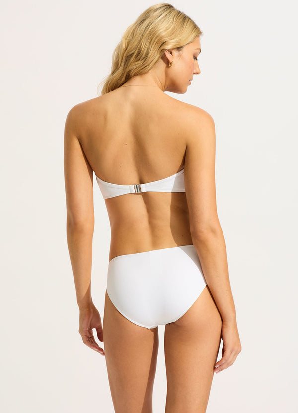 Seafolly Seafolly Collective Twist Bandeau Bikini Top - White