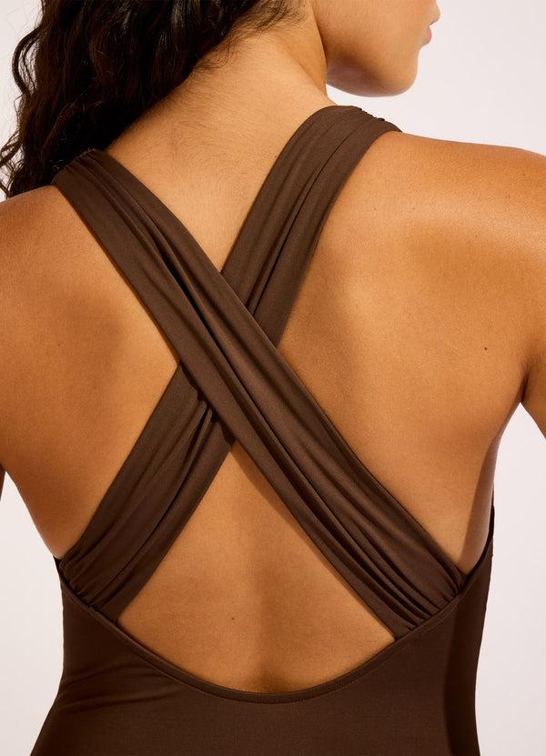 Seafolly Seafolly Collective V Neck One Piece Swimsuit