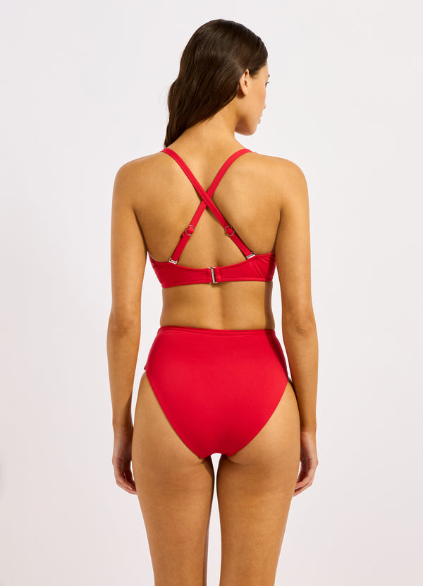 Seafolly Seafolly Collective Wrap Front F Cup Bikini Top