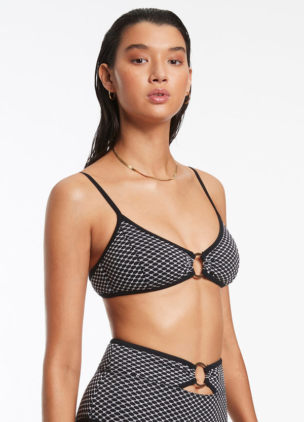 Seafolly Corallo Trim Bralette - Black