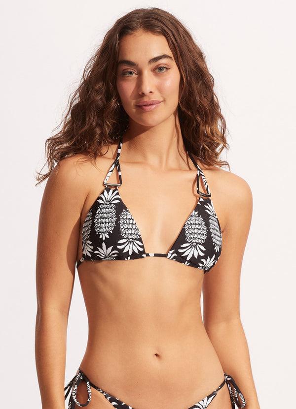 Seafolly Corsica Slide Tri - Black