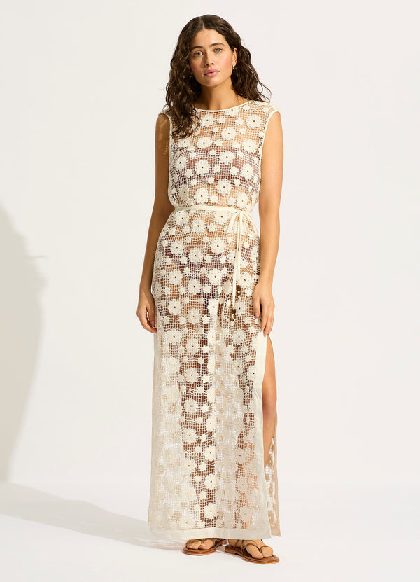 Seafolly Crochet Cover Up - Ecru