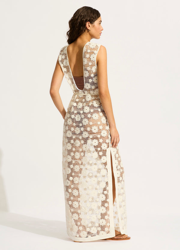 Seafolly Crochet Cover Up - Ecru