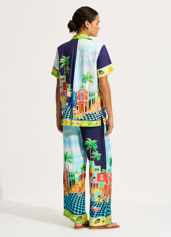 Seafolly Cuba Pant - Turquoise