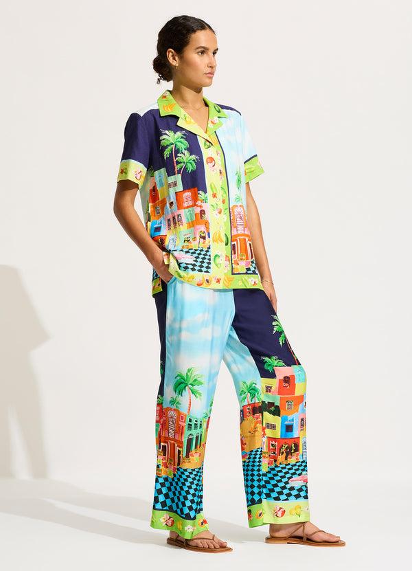 Seafolly Cuba Shirt - Turquoise