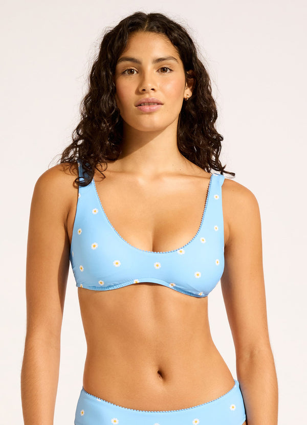 Seafolly Daisy Chain Multi Fit Tank Top Bikini Top