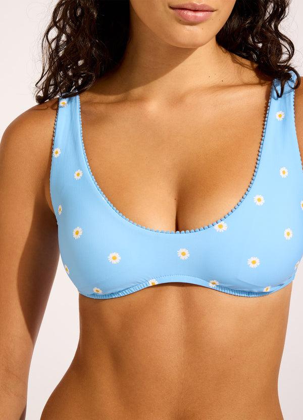 Seafolly Daisy Chain Multi Fit Tank Top Bikini Top