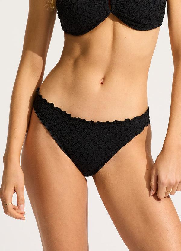 Seafolly Daydreamer Hipster Bikini Bottom - Black