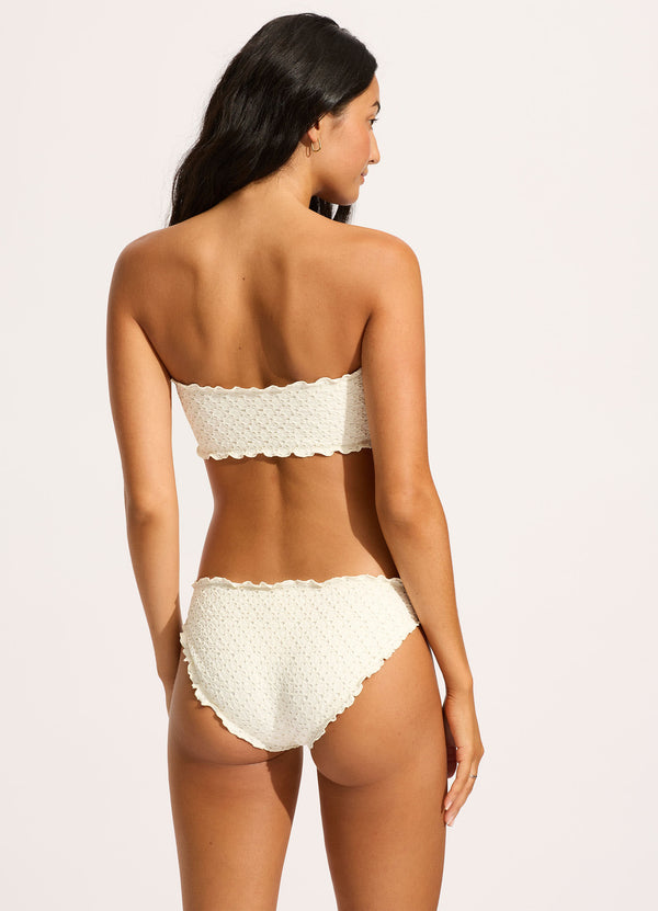 Seafolly Daydreamer Tube Bikini Top - Vanilla