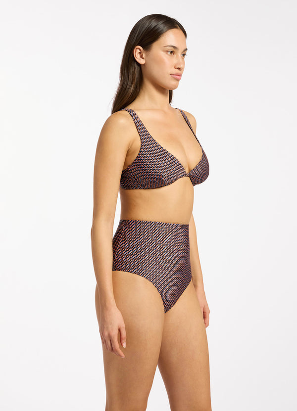 Seafolly Desert Geo Underwire Triangle Bikini Top