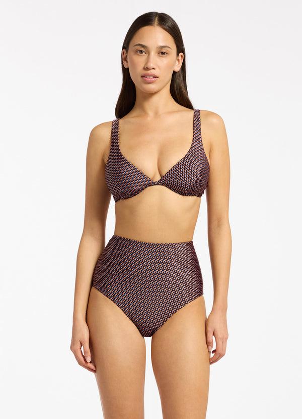 seafolly Desert Geo Underwire Triangle Bikini Top