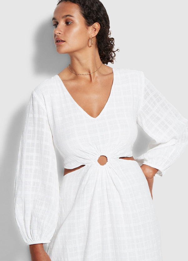 Seafolly Drifter Cut Out Dress - White