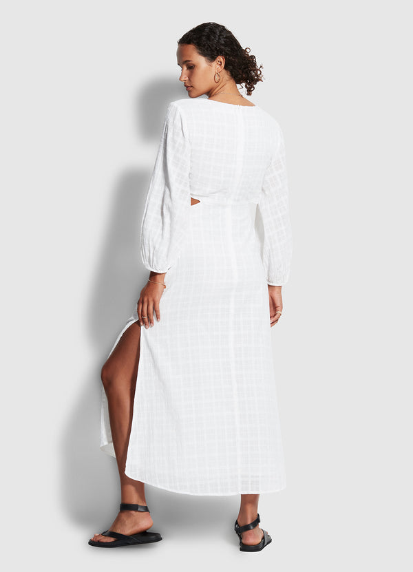 Seafolly Drifter Cut Out Dress - White