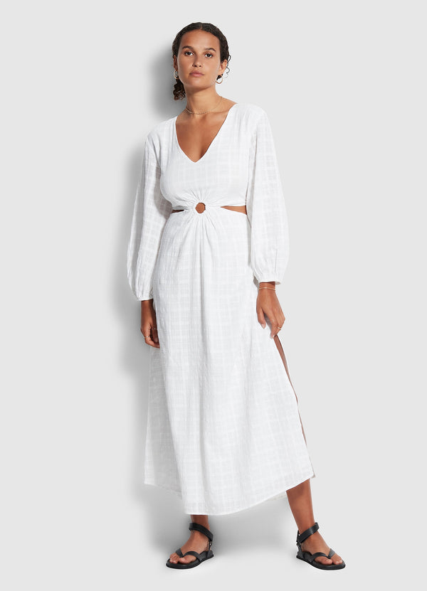 seafolly Drifter Cut Out Dress - White