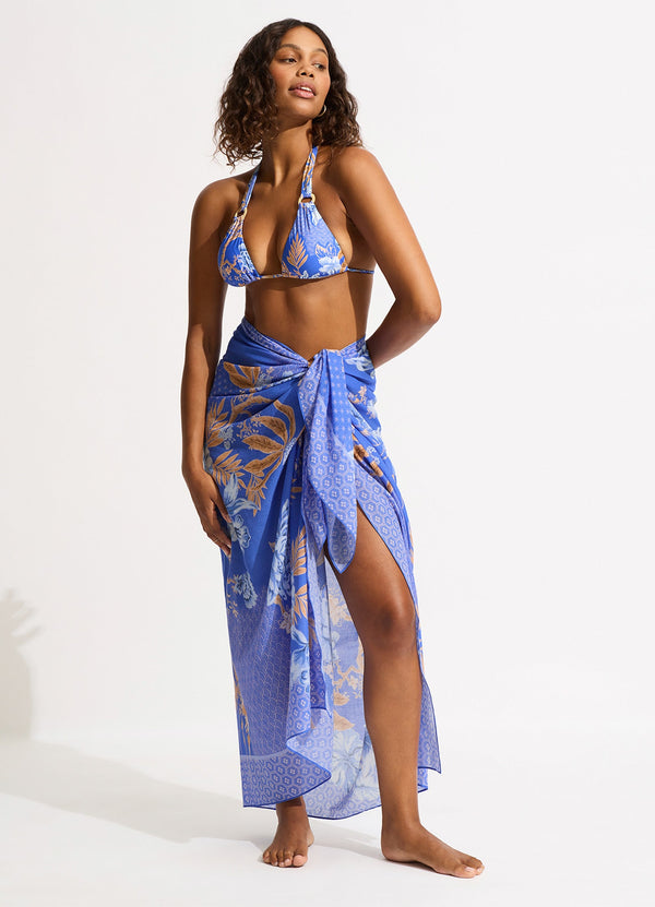 seafolly Eden Sarong - Azure
