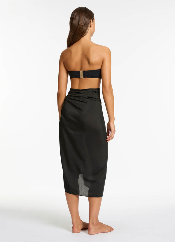 Seafolly Elora Sarong - Black