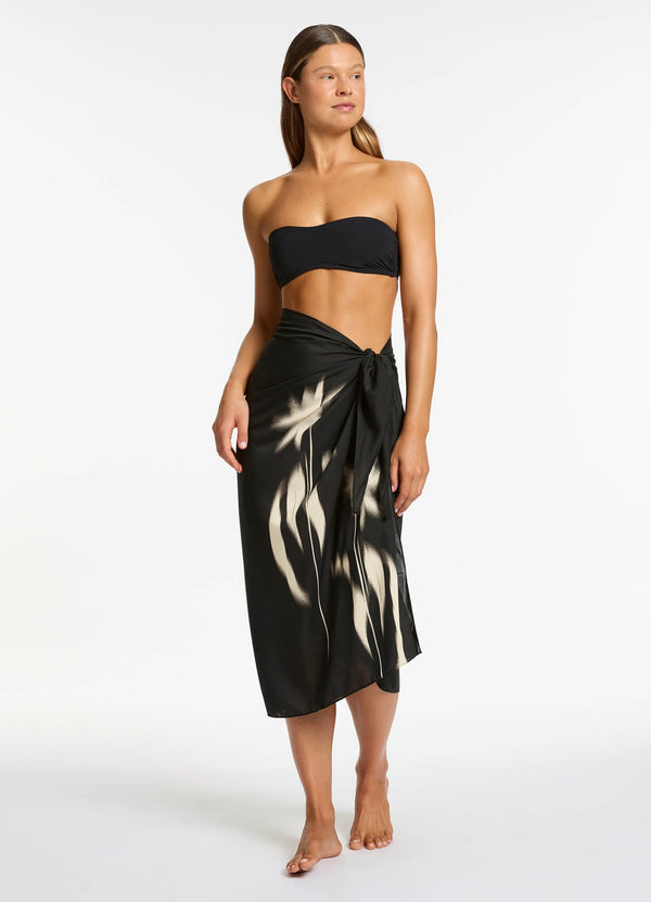 seafolly Elora Sarong - Black