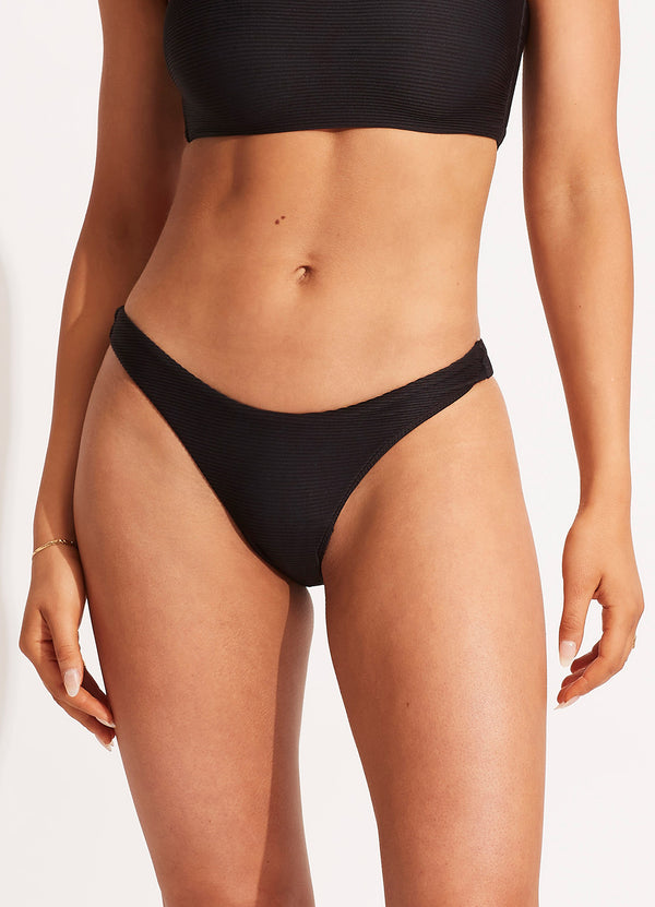 Seafolly Essentials High Cut Pant - Black