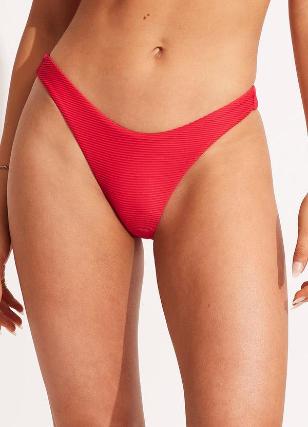 Seafolly Essentials High Cut Pant - Chilli