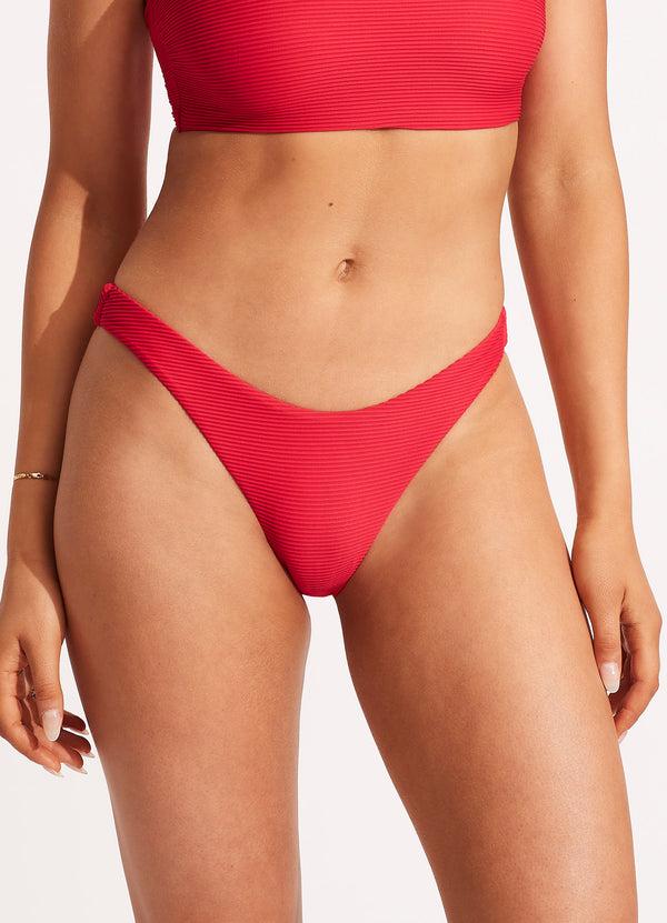 Seafolly Essentials High Cut Pant - Chilli