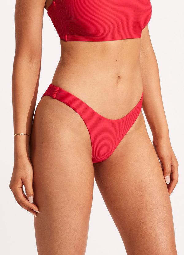 Seafolly Essentials High Cut Pant - Chilli